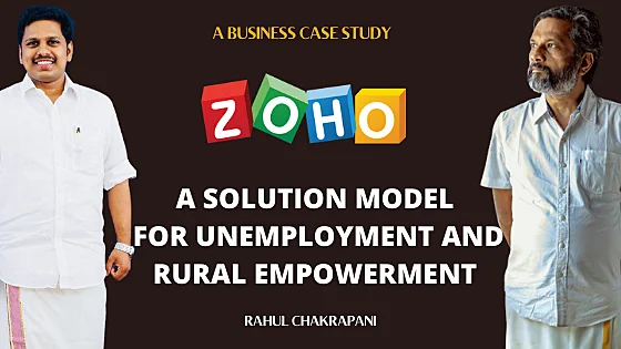 how zoho helping indian rural villages business case study