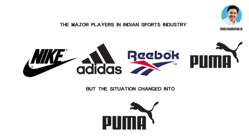 Adidas vs Nike vs Reebok vs Puma Indian sportswear brands - puma business case study by Rahul chakrapani